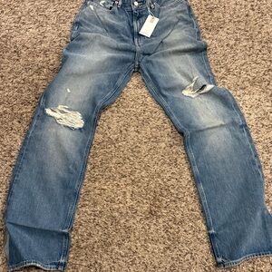 Good American Khloe Boot Cut Jeans - Medium Blue